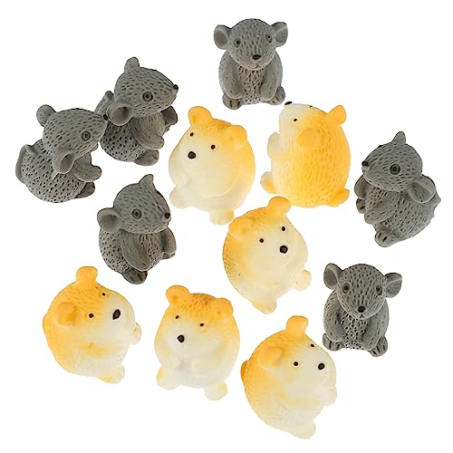 GRIRIW 12 Stücke Mini Hamster Figuren Spielzeug Hamster Für Garten Decor Landschaft Foto Prop GRIRIW 12 Stücke Mini Hamster Figuren Spielzeug Hamster Für Garten Decor Landschaft Foto Prop von GRIRIW