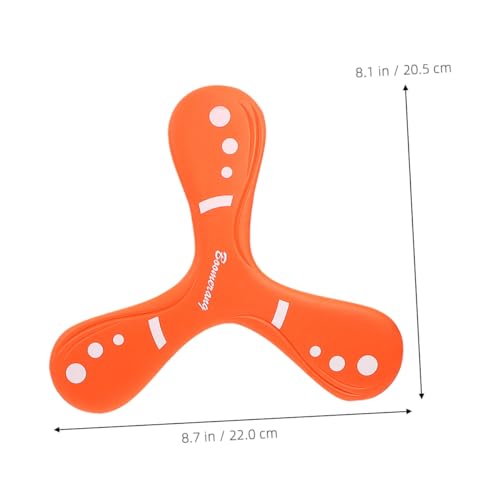 GRIRIW 3 Stück Teiliges Dickes Soft flugspielzeug für Outdoor bumerang Blau Orange Grün Fördert Hand Auge koordination für Erholung und Familienspiele im Freien von GRIRIW
