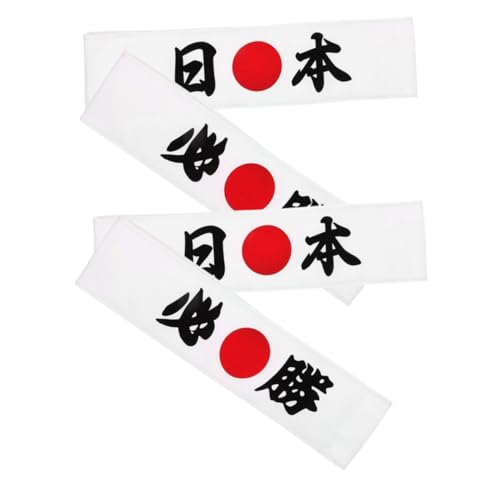 GRIRIW 8 Stück Teiliges Japanisches Ninja Stirnband mit Authentischem Karate und Samurai Design Verstellbar Atmungsaktiv und Schweißabsorbierend für Kochen Training Cosplay und von GRIRIW