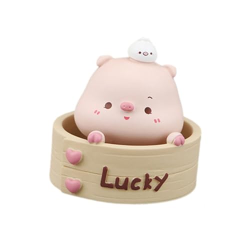 GRIRIW Dekorative Schüttel-Schweinchen Figuren Für Auto Und Zuhause Süße Cartoon-Ornamente Für Büro Und Wohnräume Als Oder Partydeko GRIRIW Dekorative Schüttel-Schweinchen Figuren Für Auto Und Zuhause Süße Cartoon-Ornamente Für Büro Und Wohnräume Als Oder Partydeko von GRIRIW