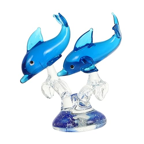 GRIRIW Delphin-Ornament Strand Riff Briefbeschwerer Delphin-Dekoration shöne bescherung geldgeschenke Weihnachten wohnzimmerdeko Delfinfiguren -Ornament aus Glas Blue GRIRIW Delphin-Ornament Strand Riff Briefbeschwerer Delphin-Dekoration shöne bescherung geldgeschenke Weihnachten wohnzimmerdeko Delfinfiguren -Ornament aus Glas Blue von GRIRIW