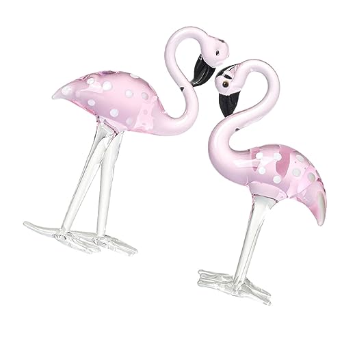 GRIRIW Flamingo-Ornament 2 Stück Kristall-Flamingo-Figur Flamingo-Statue Flamingo- Robustes Und Realistisches Handwerk GRIRIW Flamingo-Ornament 2 Stück Kristall-Flamingo-Figur Flamingo-Statue Flamingo- Robustes Und Realistisches Handwerk von GRIRIW