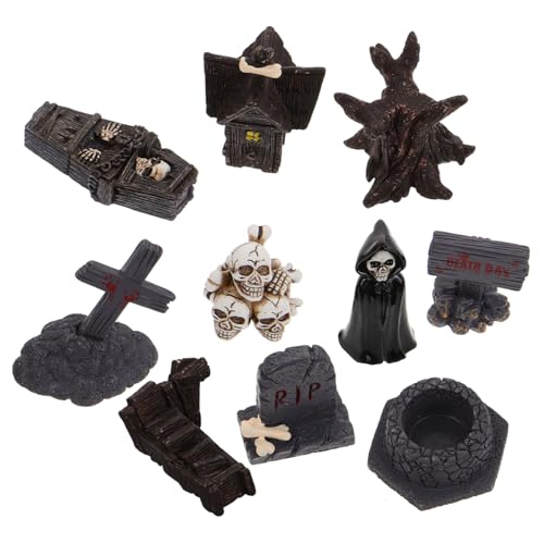 GRIRIW -Halloween-Dekorationen 10 Stück Miniatur-Halloween-miniaturen Für Halloween-Dorf GRIRIW -Halloween-Dekorationen 10 Stück Miniatur-Halloween-miniaturen Für Halloween-Dorf von GRIRIW