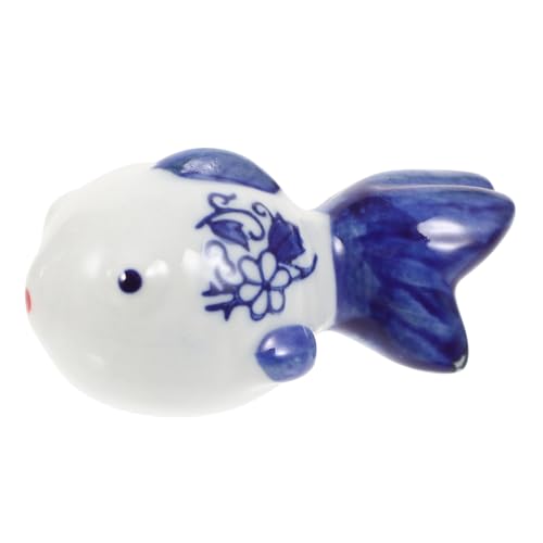 GRIRIW Keramische Fischstatue Adorable Floating Animal Craft für Fischbecken Langlebig und Pflegeleicht Lebendige Jedem von GRIRIW