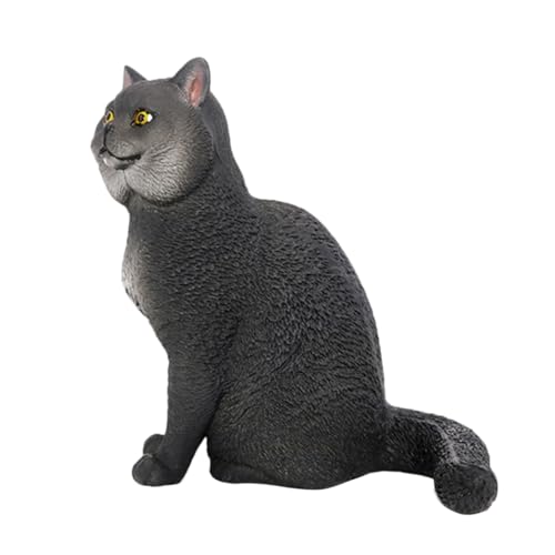 GRIRIW Kreative Katzenfigur Aus Dekorative Desktop Adornierung Für Realistische Kurze Haarkatze Als Lernspielzeug Und Dekoartikel GRIRIW Kreative Katzenfigur Aus Dekorative Desktop Adornierung Für Realistische Kurze Haarkatze Als Lernspielzeug Und Dekoartikel von GRIRIW