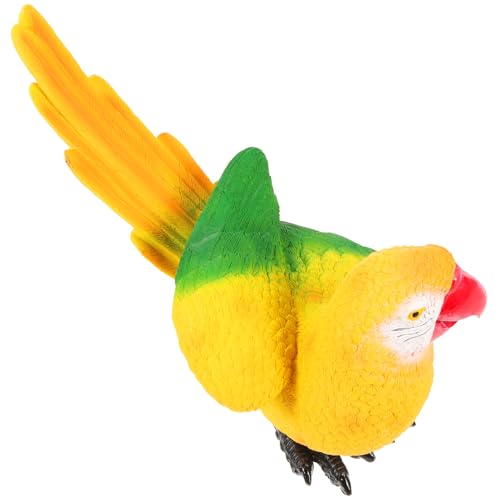 GRIRIW Künstliche Papagei Statue Lebensechte Simulation Vogel Ornament Für Decor von GRIRIW