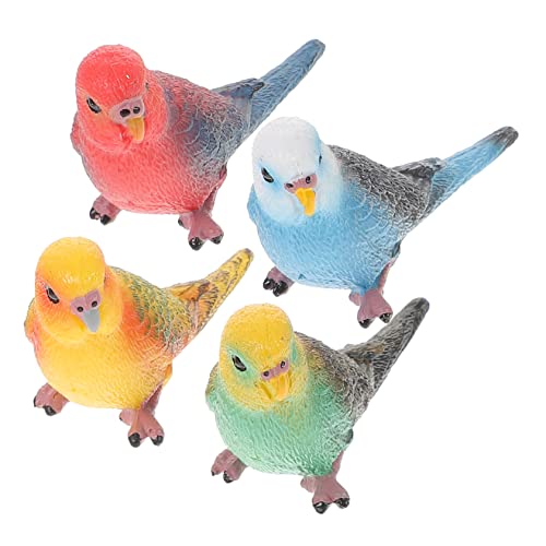 GRIRIW Elegante Dekorative Vogelmodelle 4 Stück Vögel Verzierungen Für Die Begrünung Zu Hause von GRIRIW