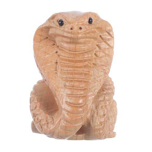 GRIRIW Mini Decor Holz Geschnitzte Schlange Statue Schlange Figurine Realistische Gefälschte Für Garten GRIRIW Mini Decor Holz Geschnitzte Schlange Statue Schlange Figurine Realistische Gefälschte Für Garten von GRIRIW
