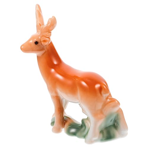 GRIRIW Ornamente bürodeko büro Dekoration tiermotive gartenfiguren bastelzeug Dschungeltiere Aufkleber Hirschgeweih-Kostüm Hirschschmuck dekoratives Tier aus Keramik Keramiktier schmückt GRIRIW Ornamente bürodeko büro Dekoration tiermotive gartenfiguren bastelzeug Dschungeltiere Aufkleber Hirschgeweih-Kostüm Hirschschmuck dekoratives Tier aus Keramik Keramiktier schmückt von GRIRIW