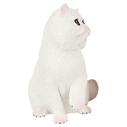GRIRIW Realistisches Katzenfiguren-Set Katzenstatue Aus Kunststoff Ornament Für Die Inneneinrichtung GRIRIW Realistisches Katzenfiguren-Set Katzenstatue Aus Kunststoff Ornament Für Die Inneneinrichtung von GRIRIW