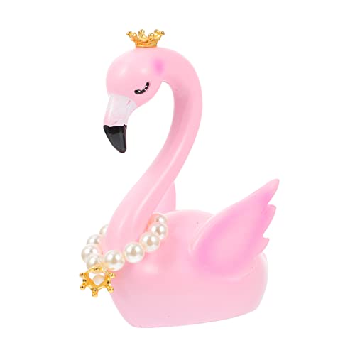 GRIRIW Schwanen Autodekoration Flamingo Kuchen Gartenfigur Super Flamingo Badespielzeug Pride Paar Tasse Flamingo Dekorationen Party Kuchenaufsätze Flamingo Figuren Hochzeit von GRIRIW