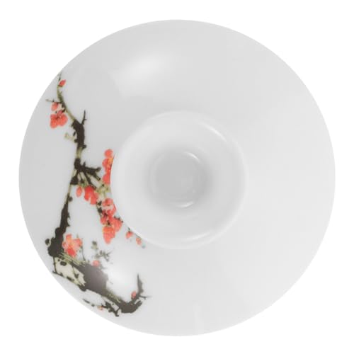 GRIRIW Teetassendeckel aus Keramik Erbse Teebecher Induktion Retro- Korb Teetopf Keramik Deckel Teetopf Deckel Teekesseldeckel aus Keramik Teile für Teekannen aus Keramik von GRIRIW