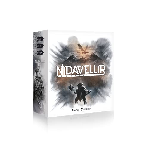 Grrre Games Nidavellir Gesellschaftsspiel – Strategiespiel – Draft-Spiel – französische Version – 2 bis 5 Spieler – ab 10 Jahren – preisgekröntes Spiel von GRRRE Games