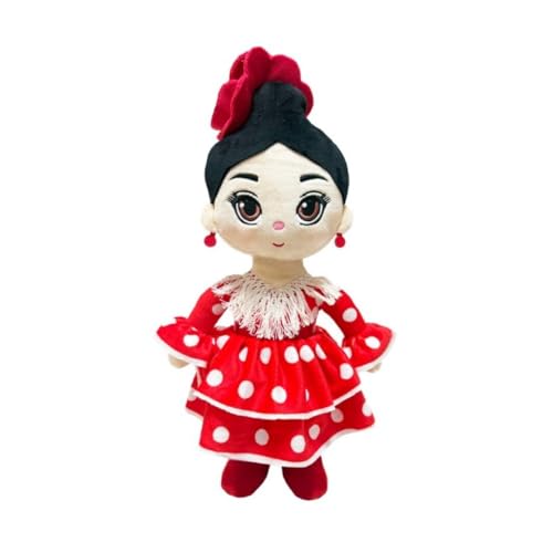 Grupo Moya Figur aus Stofftier, Plüsch, Karminz-Kostüm, 24 cm Grupo Moya Figur aus Stofftier, Plüsch, Karminz-Kostüm, 24 cm von GRUPO MOYA