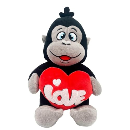 Grupo Moya Plüschfigur, lustig, niedlich, Gorilla mit Herz, Liebe, 20 cm Grupo Moya Plüschfigur, lustig, niedlich, Gorilla mit Herz, Liebe, 20 cm von GRUPO MOYA