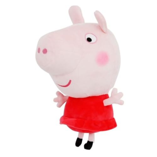 Peppa Wutz Plüschfigur, kleiner Körper, 20 cm, gefüllt und außen aus 100 % recyceltem Material, geeignet für alle Altersgruppen von GRUPO MOYA