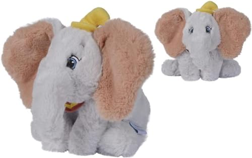 Simba (Dumbo) Superweiche Plüschfiguren, Aristocaten, Der König der Löwen, Dumbo, Bambi, 101 Dalmatiner – geeignet für alle Altersgruppen ab 0 Monaten – 25 cm von GRUPO MOYA