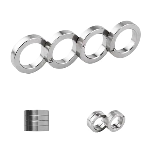 Faltbarer Fingerring, 4-Finger-Triggerring, Stressreduzierender Fingerring, Fidget Toys Erwachsene, Outdoor-Spielzeug, Angstabbauartikel, kompaktes und praktisches Zubehör (4 Finger, Einheitsgröße) Faltbarer Fingerring, 4-Finger-Triggerring, Stressreduzierender Fingerring, Fidget Toys Erwachsene, Outdoor-Spielzeug, Angstabbauartikel, kompaktes und praktisches Zubehör (4 Finger, Einheitsgröße) von GRXMAEAT
