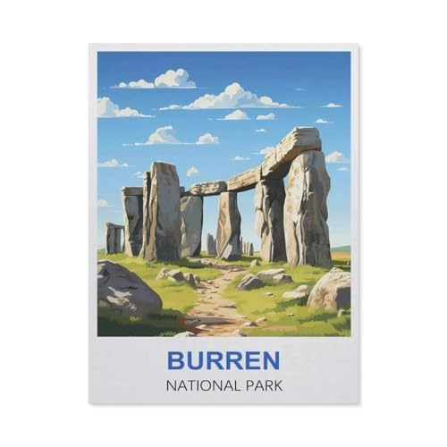 1000 Puzzles Für Erwachsene，Burren National Park, Irland，Freizeit Unterhaltung Kinder Spielzeug Zuhause Dekoration Art Geschenk（38x26cm）-R27 von GSBRSNTS