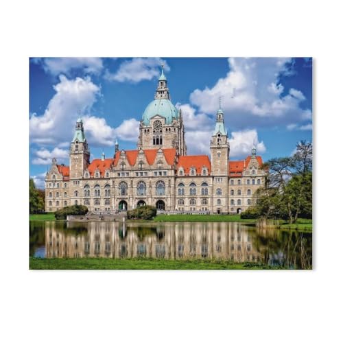 1000 Puzzles Für Erwachsene，Hannover，Freizeit Unterhaltung Kinder Spielzeug Zuhause Dekoration Art（38x26cm）-AB38 von GSBRSNTS