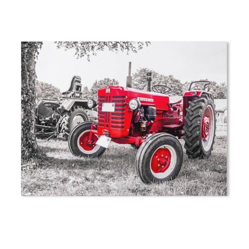 1000 Puzzles Für Erwachsene，Oldtimer Trecker，Freizeit Unterhaltung Kinder Spielzeug Zuhause Dekoration Art Geschenk（75x50cm）-AA82 von GSBRSNTS