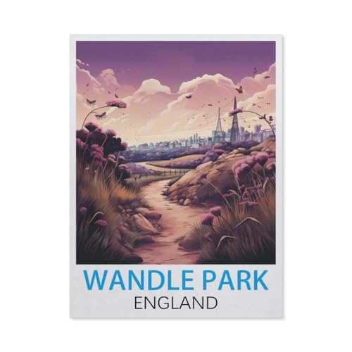 1000 Puzzles Für Erwachsene，Wandle Park, England，Freizeit Unterhaltung Kinder Spielzeug Zuhause Dekoration Art Geschenk（38x26cm）-R100 von GSBRSNTS