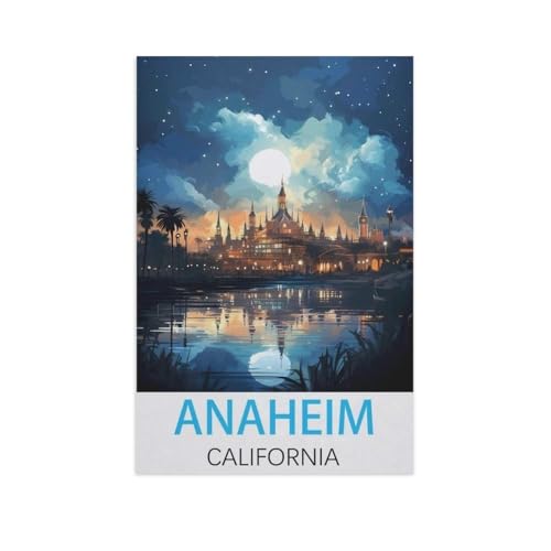 1000 Stück，Anaheim, Kalifornien，Puzzle Für Erwachsene Lernspielzeug Für Kinder Kreative Spiele Unterhaltung Holz Puzzles Home Decor（75x50cm）-AI89 von GSBRSNTS