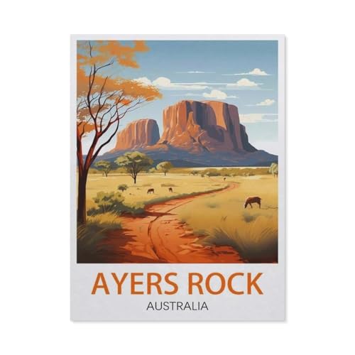 1000 Stück，Ayers Rock, Australien，Puzzle Für Erwachsene Lernspielzeug Für Kinder Kreative Spiele Unterhaltung Holz Puzzles Home Decor（75x50cm）-V69 von GSBRSNTS