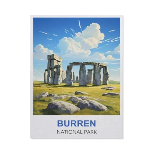 1000 Stück，Burren National Park, Irland，Puzzle Für Erwachsene Lernspielzeug Für Kinder Kreative Spiele Unterhaltung Holz Puzzles Home Decor（75x50cm）-R28 von GSBRSNTS