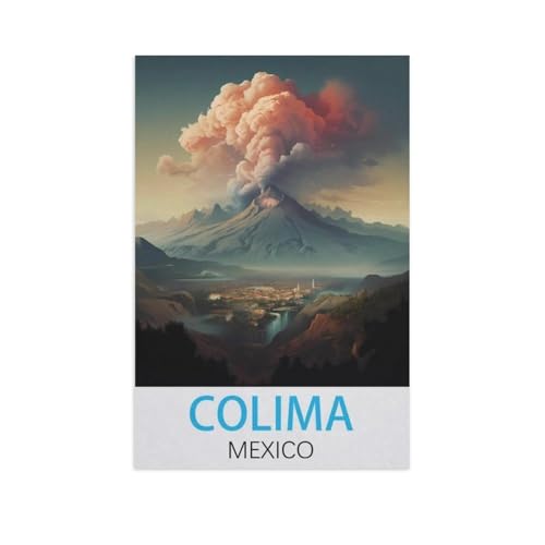 1000 Stück，Colima, Mexiko，Puzzle Für Erwachsene Lernspielzeug Für Kinder Kreative Spiele Unterhaltung Holz Puzzles Home Decor（75x50cm）-AL8 von GSBRSNTS