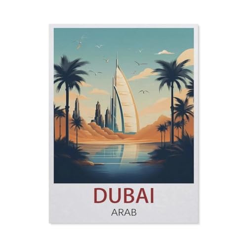 1000 Stück，Dubai, Vereinigte Arabische Emirate，Puzzle Für Erwachsene Lernspielzeug Für Kinder Kreative Spiele Unterhaltung Holz Puzzles Home Decor（75x50cm）-X88 von GSBRSNTS