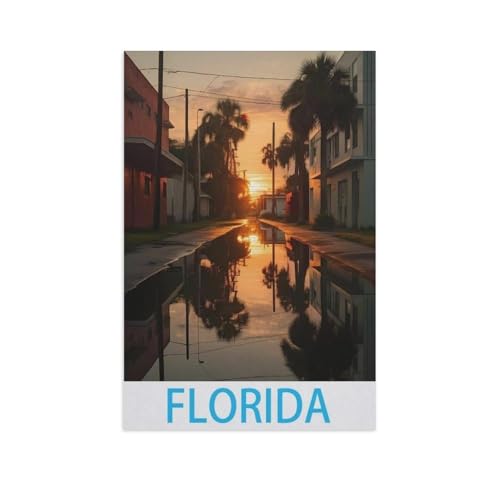 1000 Stück，Florida，Puzzle Für Erwachsene Lernspielzeug Für Kinder Kreative Spiele Unterhaltung Holz Puzzles Home Decor（75x50cm）-AJ62 von GSBRSNTS