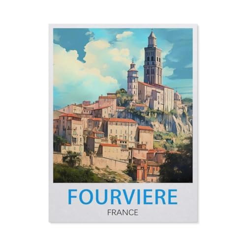 1000 Stück，Fourvière, Frankreich，Puzzle Für Erwachsene Lernspielzeug Für Kinder Kreative Spiele Unterhaltung Papier Puzzles Home Decor（38x26cm）-X15 von GSBRSNTS