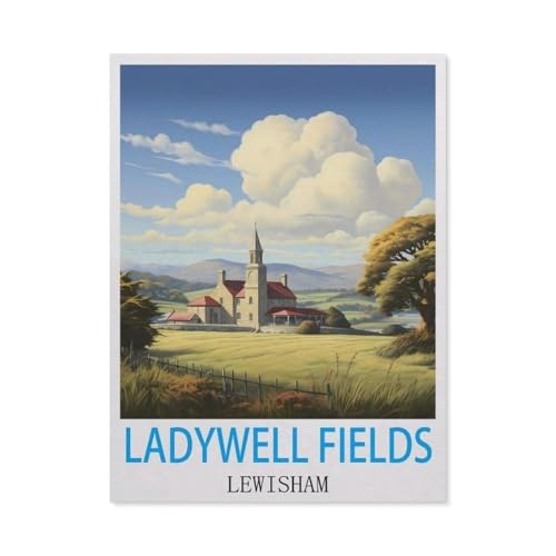 1000 Stück，Ladywell Fields, Lewisham, England，Puzzle Für Erwachsene Lernspielzeug Für Kinder Kreative Spiele Unterhaltung Papier Puzzles Home Decor（50x70cm）-S1 von GSBRSNTS