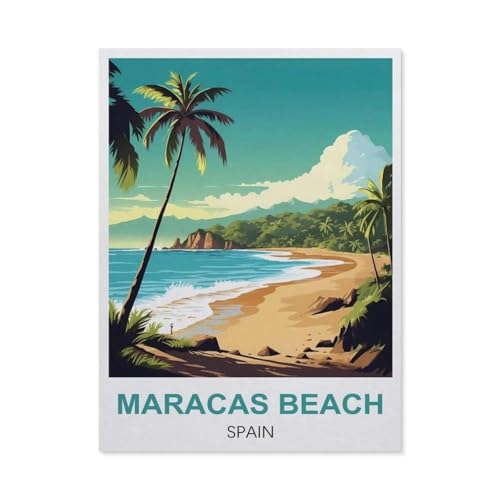 1000 Stück，Maracas Beach, Spanien，Puzzle Für Erwachsene Lernspielzeug Für Kinder Kreative Spiele Unterhaltung Holz Puzzles Home Decor（75x50cm）-S74 von GSBRSNTS