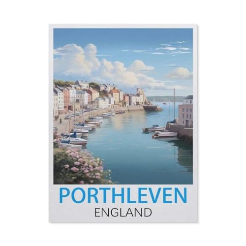 1000 Stück，Porthleven, England，Puzzle Für Erwachsene Lernspielzeug Für Kinder Kreative Spiele Unterhaltung Holz Puzzles Home Decor（75x50cm）-T47 von GSBRSNTS