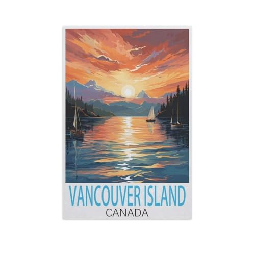 1000 Stück，Vancouver Island, Kanada，Puzzle Für Erwachsene Lernspielzeug Für Kinder Kreative Spiele Unterhaltung Holz Puzzles Home Decor（75x50cm）-AL81 von GSBRSNTS