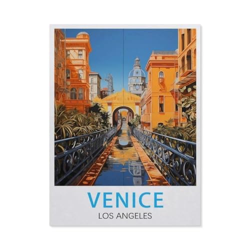 1000 Stück，Venedig, Los Angeles，Puzzle Für Erwachsene Lernspielzeug Für Kinder Kreative Spiele Unterhaltung Papier Puzzles Home Decor（38x26cm）-U96 von GSBRSNTS
