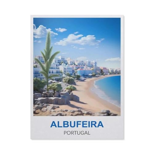 1000 Stück Puzzle，Albufeira, Portugal，Erwachsene Kinder Holz Spielzeug Lernspiel（75x50cm）-S45 von GSBRSNTS