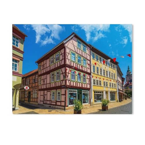 1000 Stück Puzzle，Bad Langensalza，Erwachsene Kinder Papiers pielzeug Lernspiel（38x26cm）-AB25 von GSBRSNTS
