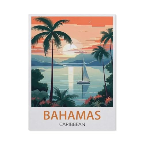 1000 Stück Puzzle，Bahamas, Karibik，Erwachsene Kinder Papier Spielzeug Lernspiel（50x70cm）-W13 von GSBRSNTS