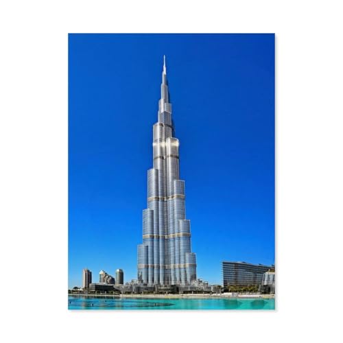 1000 Stück Puzzle，Burj Khalifa，Erwachsene Kinder Papiers pielzeug Lernspiel（38x26cm）-AF63 von GSBRSNTS