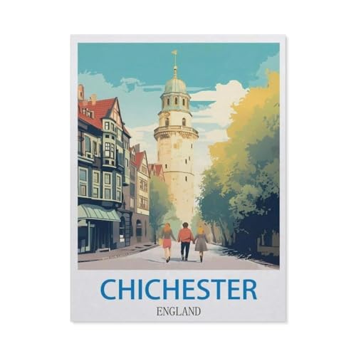 1000 Stück Puzzle，Chichester, England，Erwachsene Kinder Papiers pielzeug Lernspiel（38x26cm）-P51 von GSBRSNTS