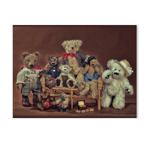 1000 Stück Puzzle，Die Teddys，Erwachsene Kinder Papier Spielzeug Lernspiel（50x70cm）-AB100 von GSBRSNTS