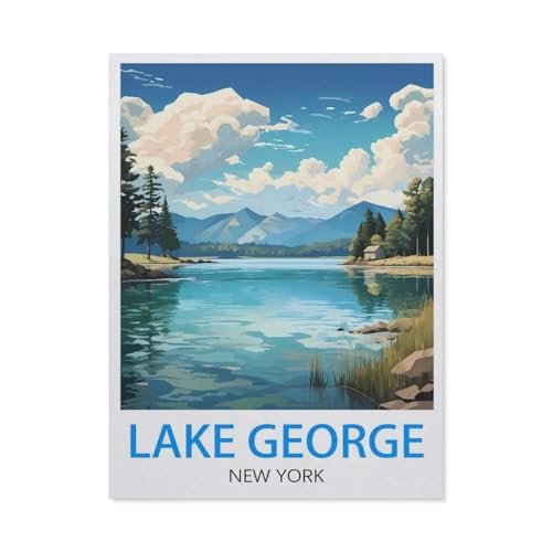 1000 Stück Puzzle，George See, New York，Erwachsene Kinder Papiers pielzeug Lernspiel（38x26cm）-V38 von GSBRSNTS
