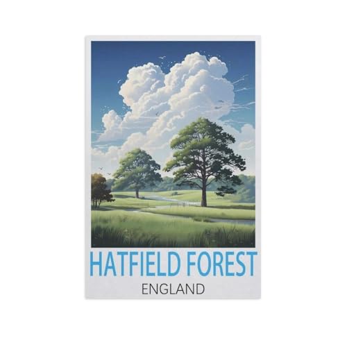 1000 Stück Puzzle，Hatfield Forest, England，Erwachsene Kinder Holz Spielzeug Lernspiel（75x50cm）-AL52 von GSBRSNTS