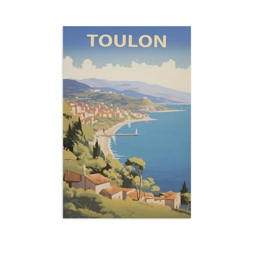 1000 Stück Puzzle，Toulon, Frankreich，Erwachsene Kinder Holz Spielzeug Lernspiel（75x50cm）-AM98 von GSBRSNTS