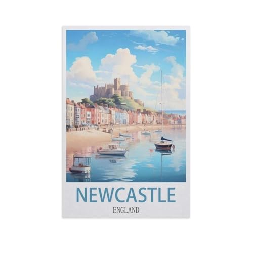 1000 Stück Puzzle Für Erwachsene Puzzle Holz Puzzle，Newcastle, England，Puzzles DIY Pädagogisches Puzzlespiel Kinder Familienspiele（75x50cm）-AI75 von GSBRSNTS