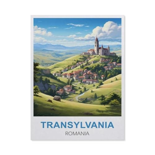 1000-Stück Puzzle Für Erwachsene Und Kinder-Holz Puzzle，Siebenbürgen Rumänien，Familie Interaktive Spiele Große Ferien Freizeit（75x50cm）-R88 von GSBRSNTS