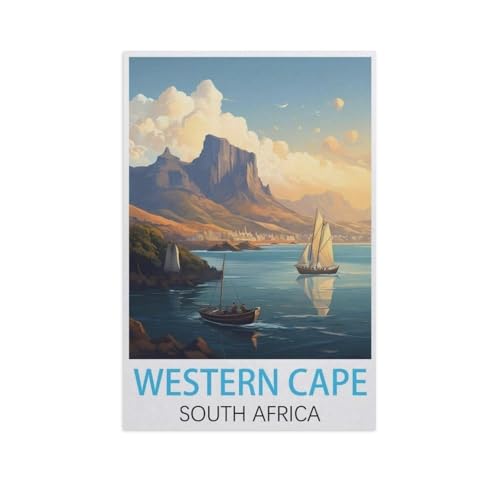 1000-Stück Puzzle Für Erwachsene Und Kinder-Holz Puzzle，Western Cape, Südafrika，Familie Interaktive Spiele Große Ferien Freizeit（75x50cm）-AM41 von GSBRSNTS